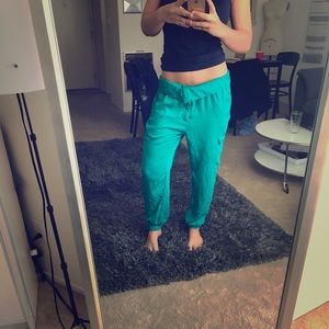 Polyester (silk looking) harem pants